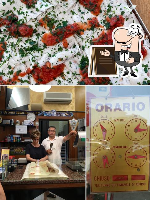 Dai un’occhiata alla immagine che raffigura la esterno e cibo di Pizzeria Da Robi