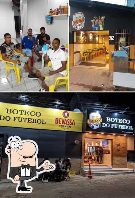 O interior do Boteco do futebol