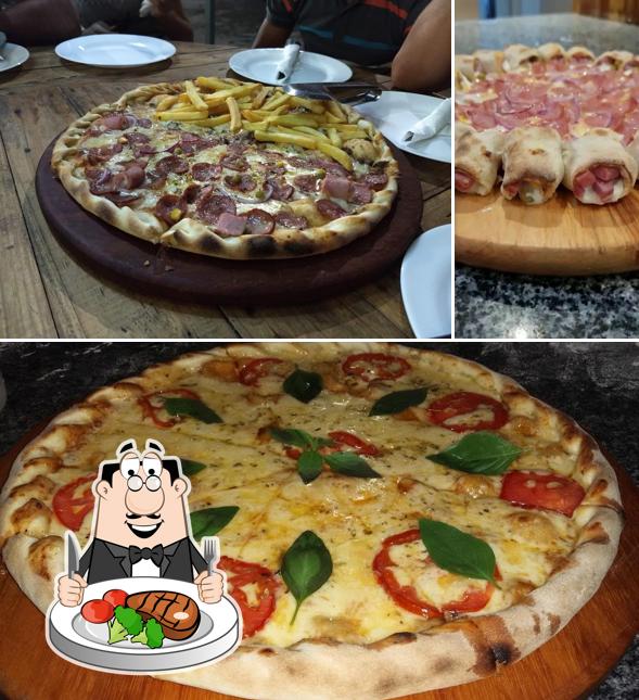 Escolha refeições de carne no Império pizzaria