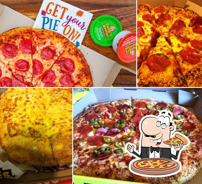 Pick pizza at Hungry Howie's Pizza