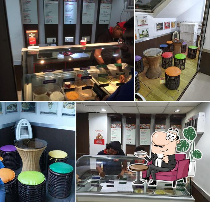 The interior of Pabrai's Fresh & Naturelle Ice Cream, HSR Layout, Bangalore