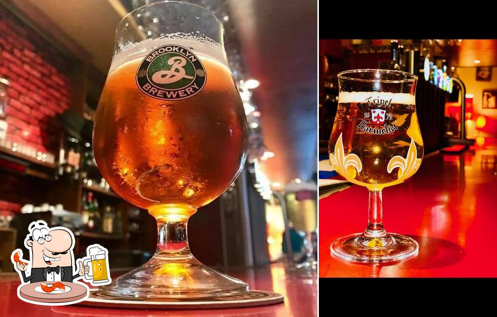 Commandez une pinte de bière blonde ou brune