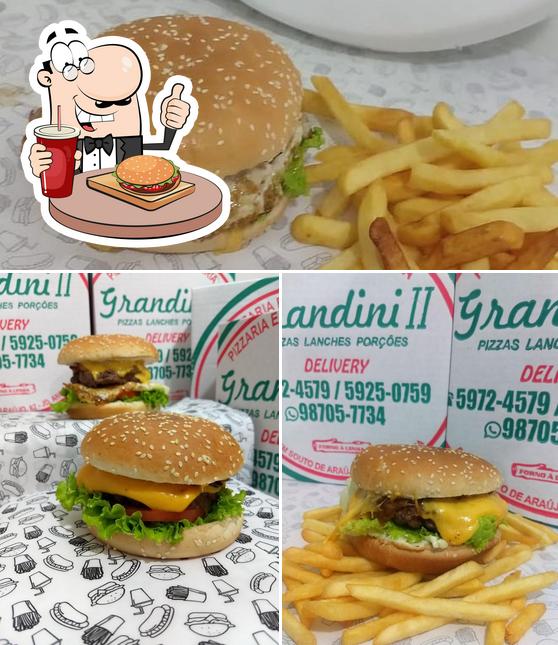 Peça um hambúrguer no Pizzaria Grandini II