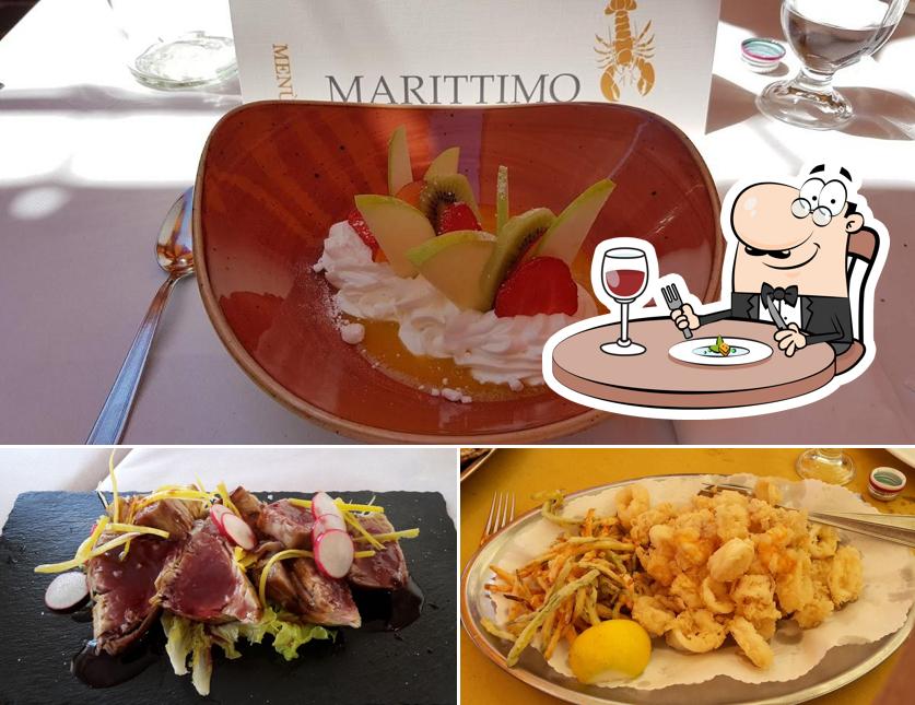 Cibo al Ristorante Marittimo Dalla Betta