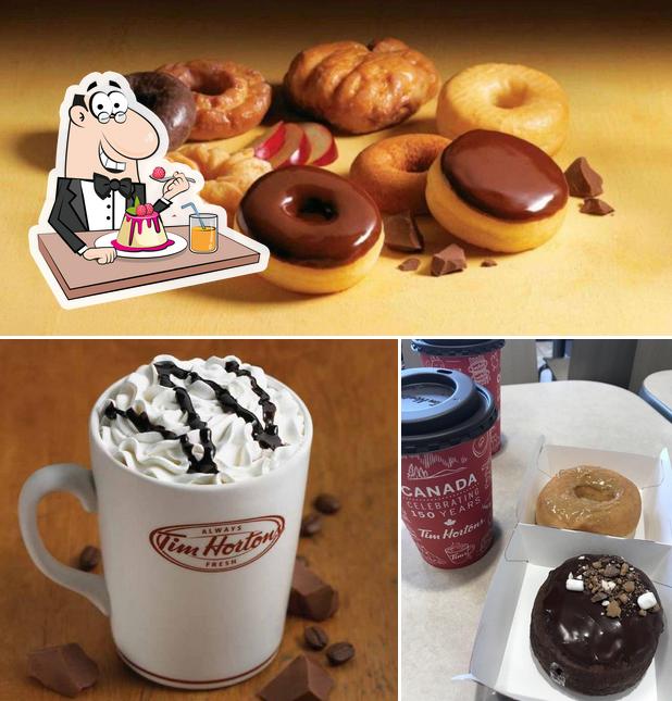 Tim Hortons propose une éventail de desserts