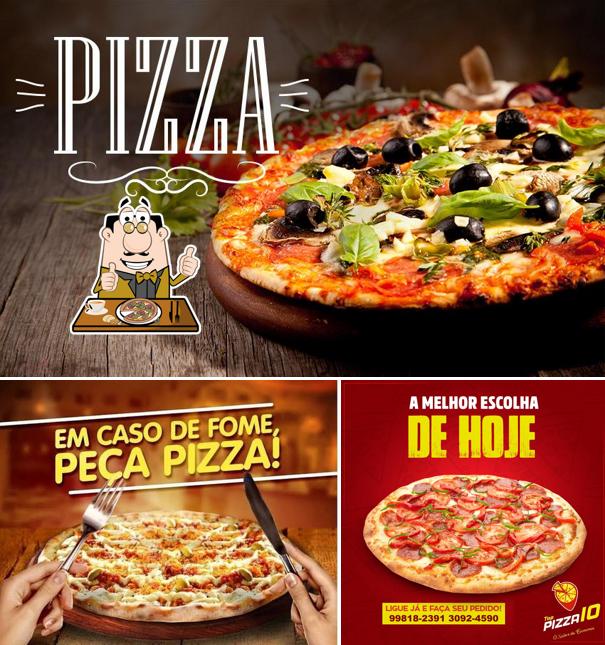 Peça pizza no Top Pizza 10