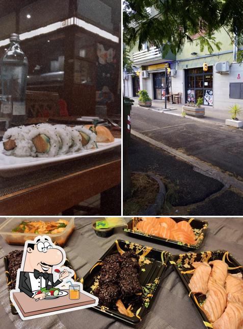 La immagine di cibo e esterno da ristorante cinese e giapponese YUAN