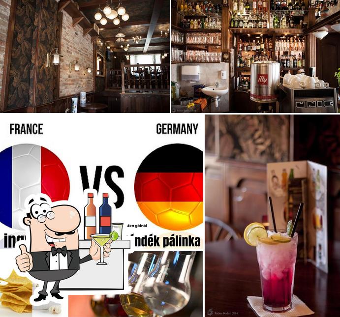 Las imágenes de barra de bar y bebida en 3. Félidő Söröző