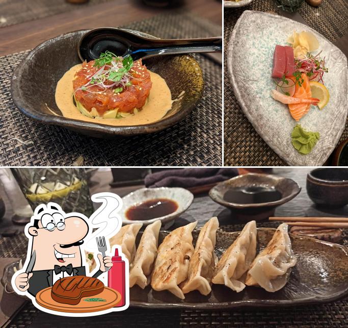 Ordina i piatti di carne a Miyabi Sushi