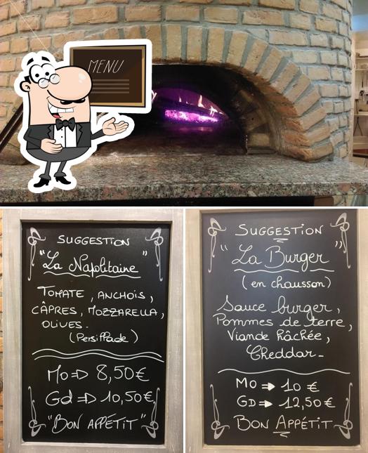 Découvrez le menu du jour sur le tableau