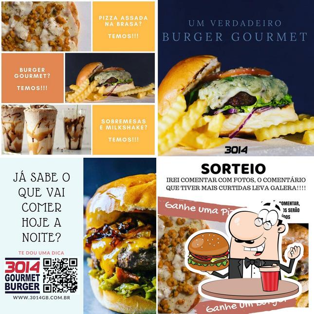 Os hambúrgueres do 3014 Hamburgueria irão satisfazer uma variedade de gostos