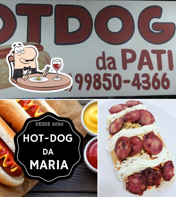 Comida em Hot Dog da Pati