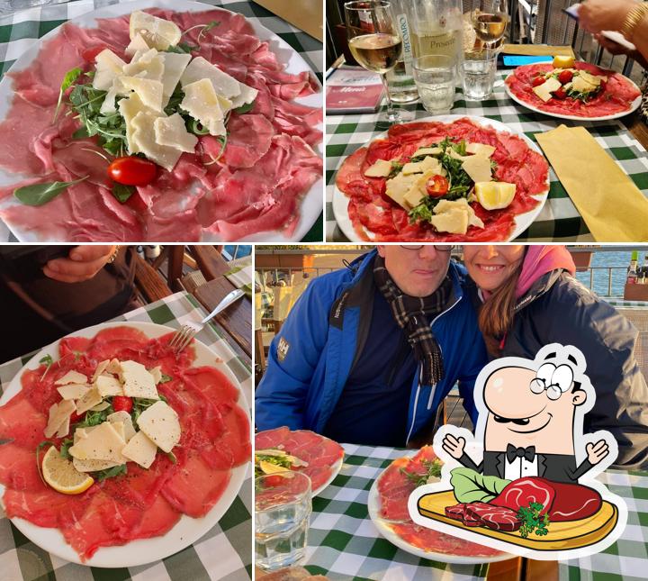 Carpaccio di manzo al Pizzeria Ristorante Alla Grotta