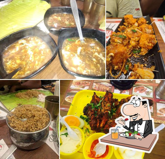 Food at Dindigul Thalappakatti Restaurant Besant Nagar