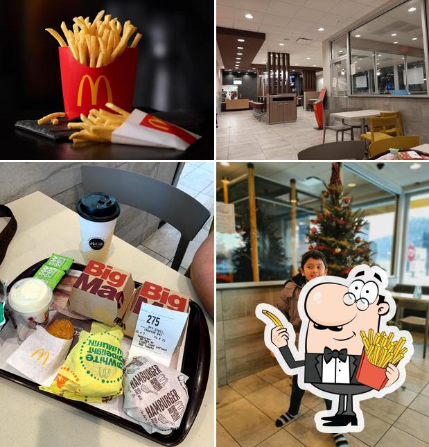 Try out French-fried potatoes at McDonald's