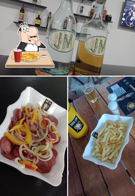 Batata frita em Bar Um