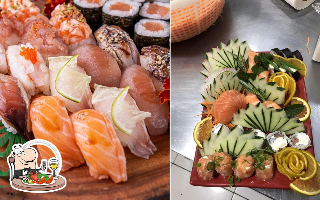 Consiga frutos do mar no Danket Sushi