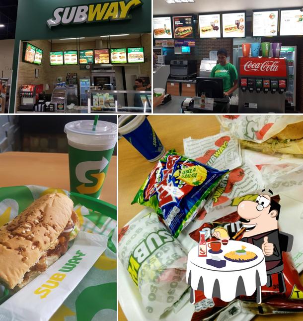 Experimente um hambúrguer no Subway