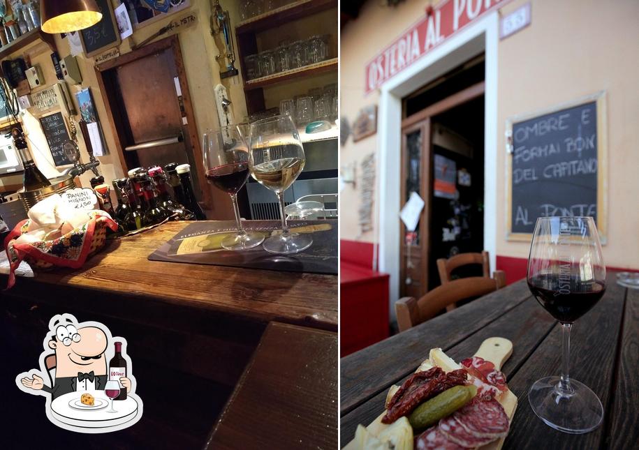 Assaggia il vino di Osteria al ponte