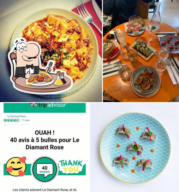 Commandez des pizzas à Le Diamant Rose