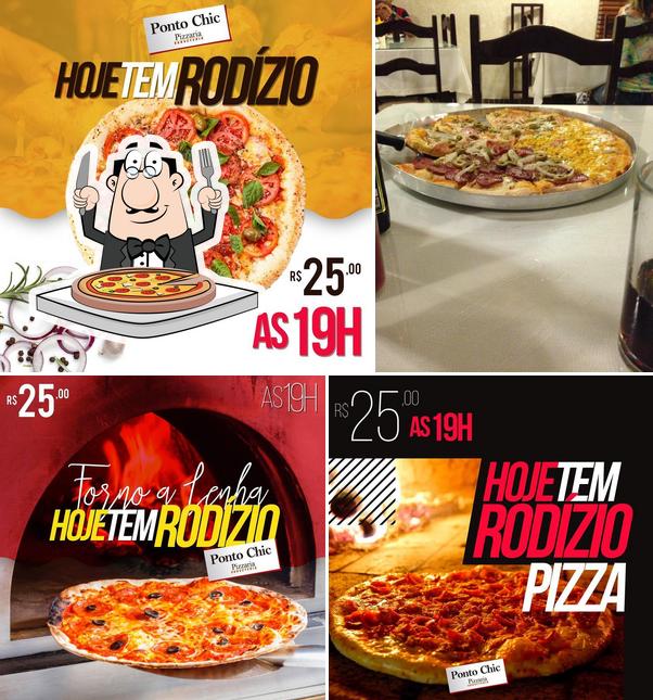 Consiga pizza no Pizzaria Ponto Chic - Jacobina BA