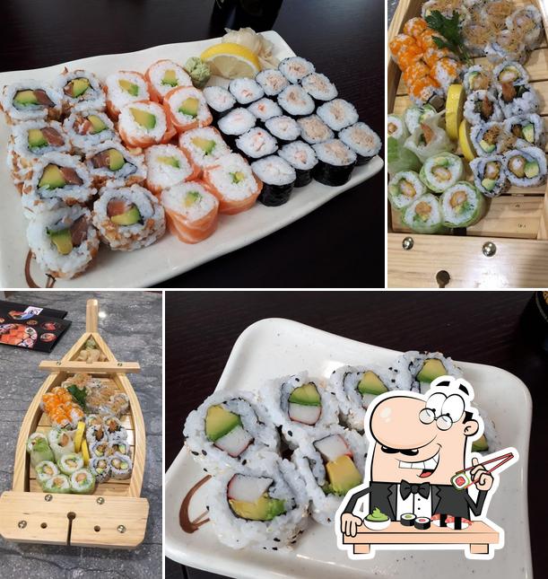 Prenditi le varie opzioni di sushi