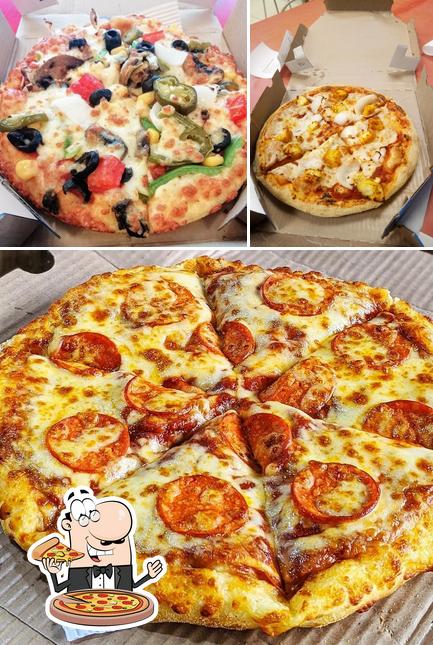 Get pizza at Domino's Pizza