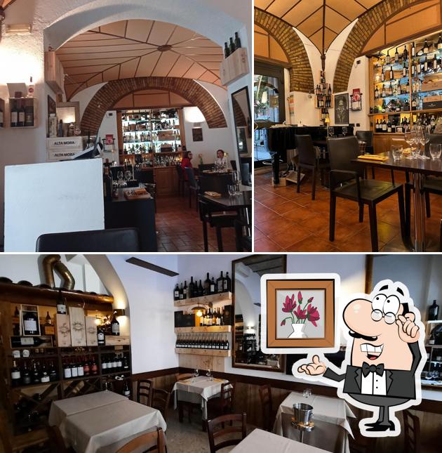 El interior de Contrario Bistrot