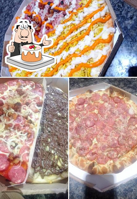 Bolos de cenoura em Pizza Dom G'iuli