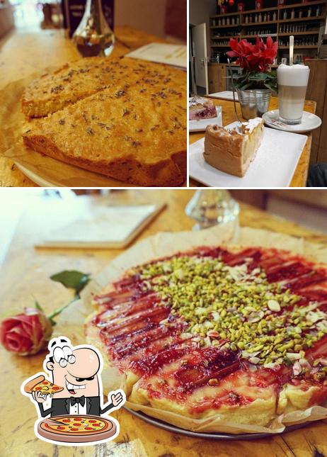 Pide una pizza en Didi's Chocolate & Coffee