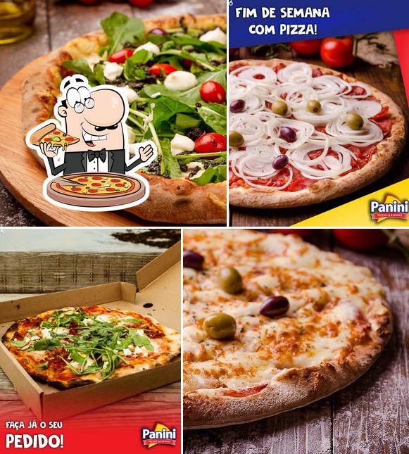 Consiga diferentes variedades de pizza