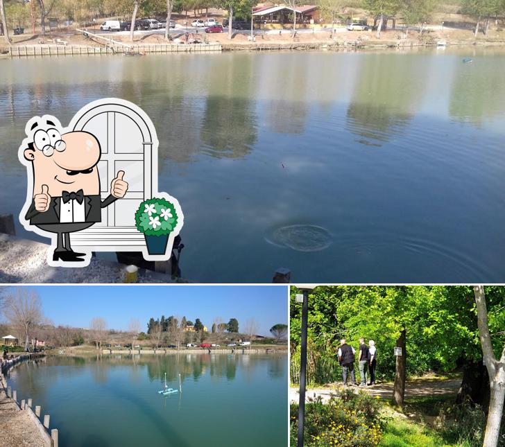 L'area esterna è una caratteristica importante di Lago Del Marano - da Lollo - Cucina Romagnola & Family Park