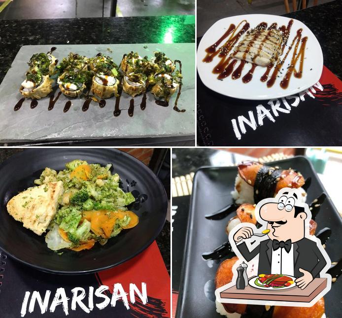 Platos en Inarisan Sushi Delivery