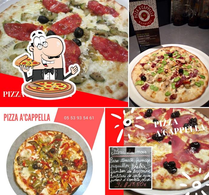 Commandez des pizzas à Pizza A' Cappella Marmande