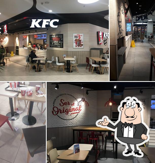 El interior de Restaurante KFC