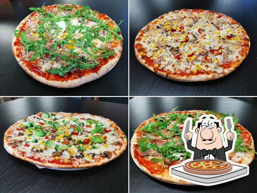 Elige entre diferentes formatos de pizza