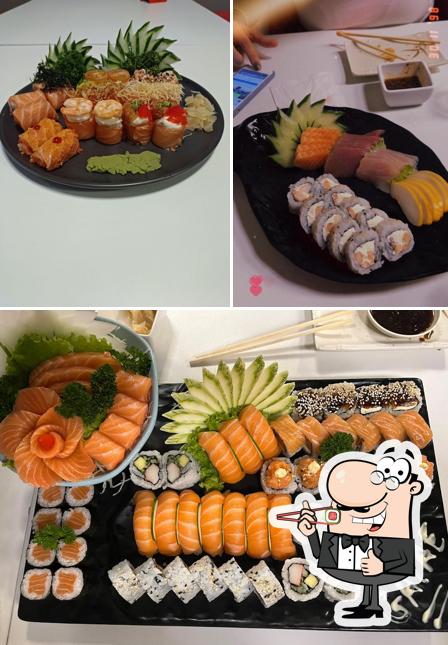 Experimente diferentes opções de sushi