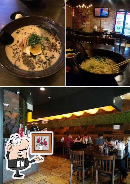 Among different things one can find interior and food at Tofu Village