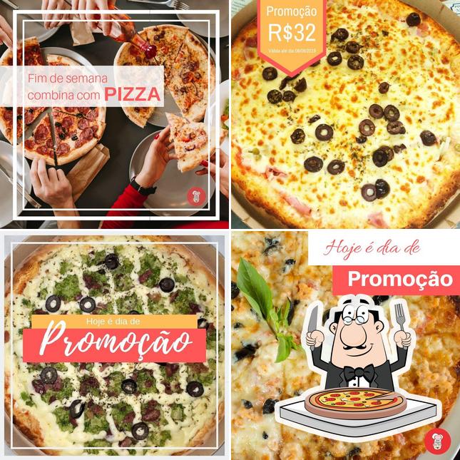 Peça diferentes estilos de pizza