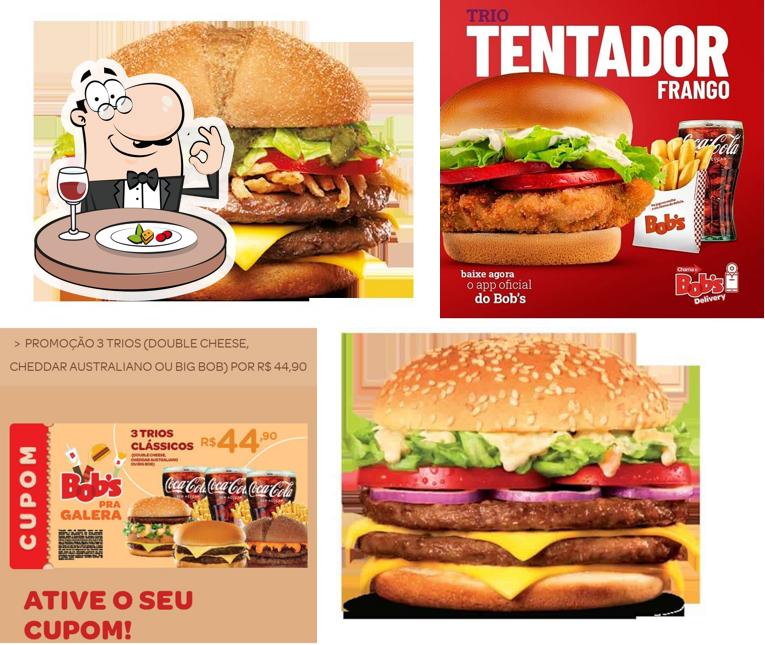 Comida em Bob's Burger - Shopping Piedade