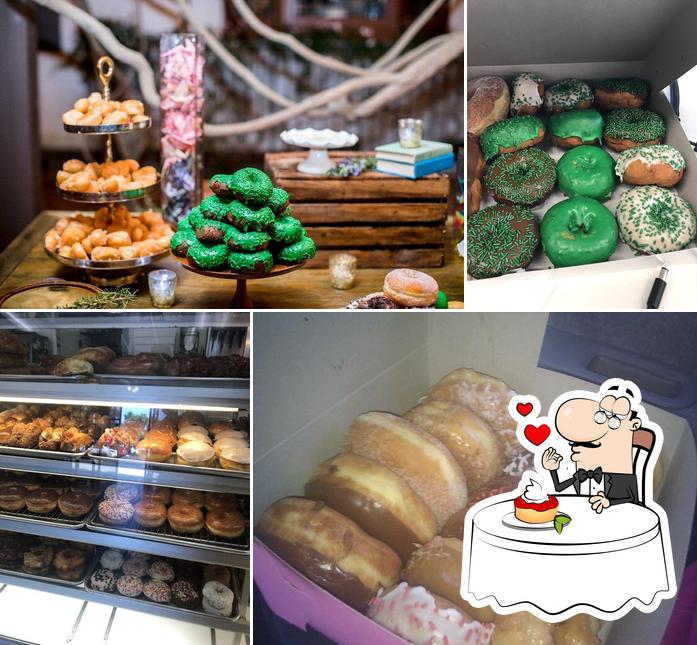 Donuts Plus serves a selection of desserts