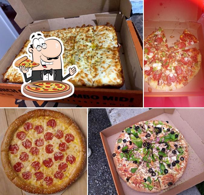 A Little Caesars Pizza, vous pouvez prendre des pizzas