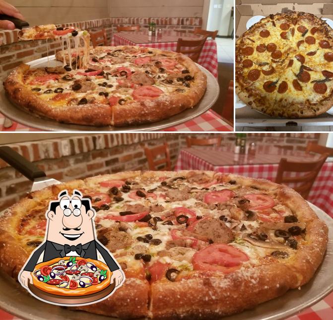 Try out pizza at Bosco's Pizza