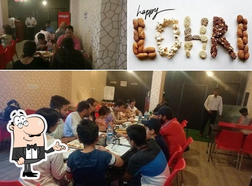 This is the photo displaying interior and food at Desi firangi