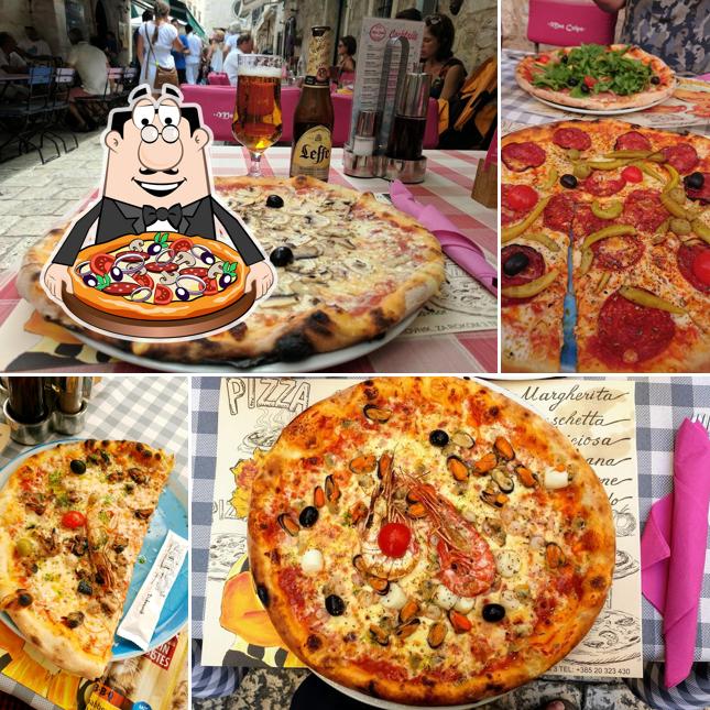 Ordina una pizza a Mea Culpa Pizzeria & Trattoria Dubrovnik