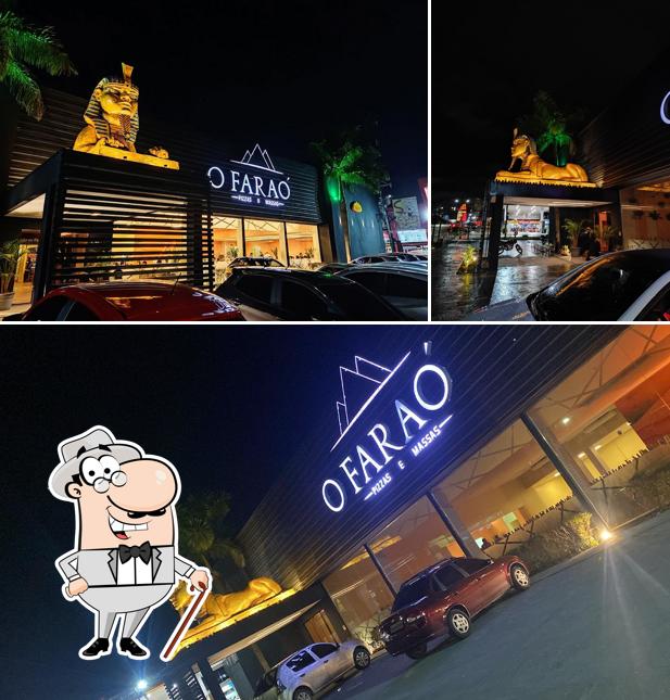 O exterior do O Faraó Pizzas e Massas - Parque Dez