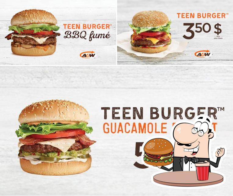 Essayez un hamburger à A&W Canada