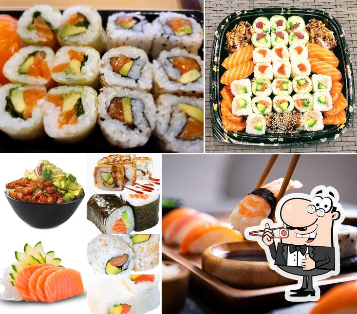 Les sushi sont servis à O'fée sushi