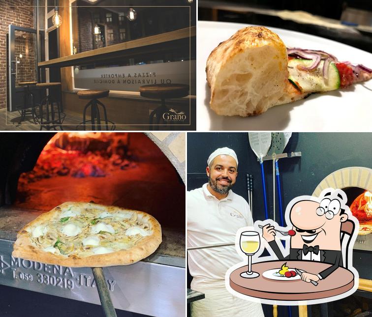 L’image de la nourriture et intérieur de Pizza Grano Liège’s