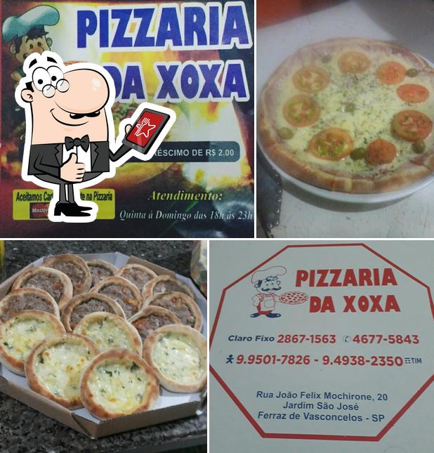 See this picture of Pizzaria da Xoxa